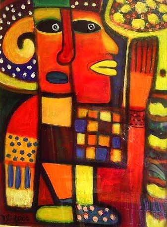 Werk van Marthe Nso Abomo