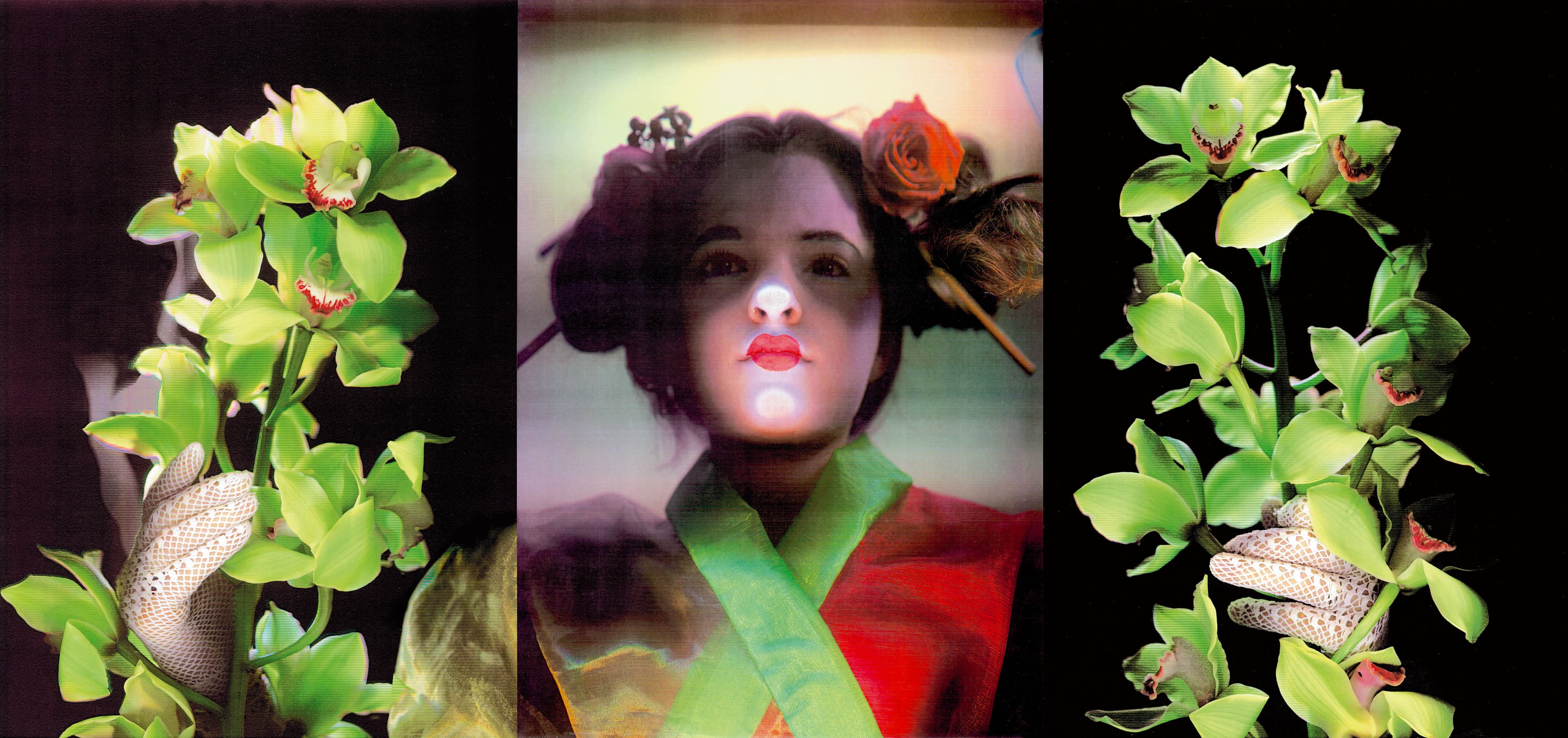 Girl with flowers