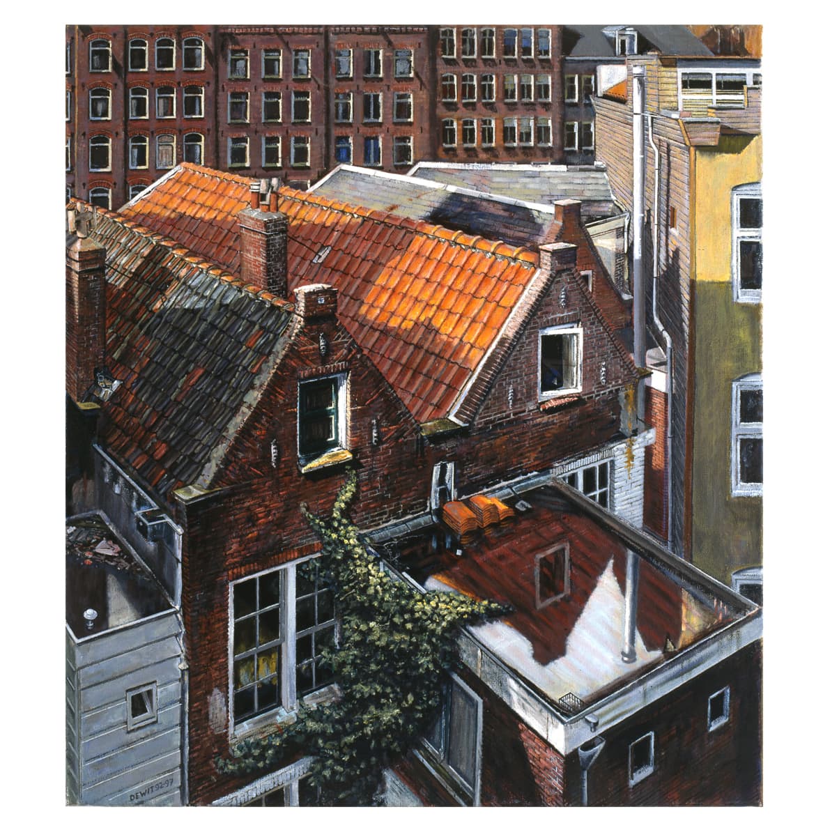 Achteruitzicht atelier