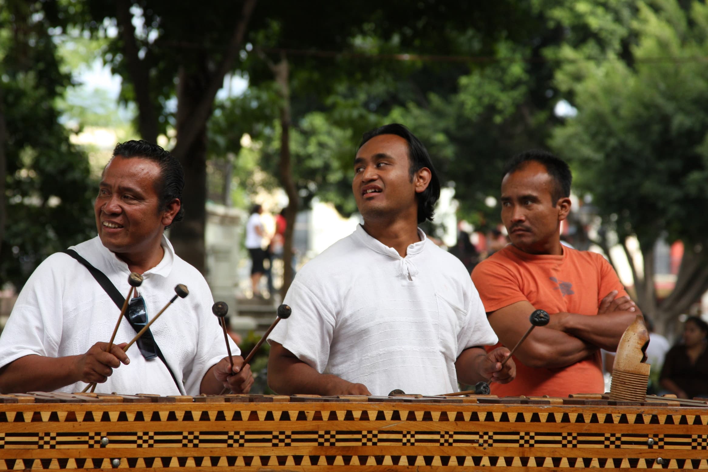 Oaxaca straatmuzikanten