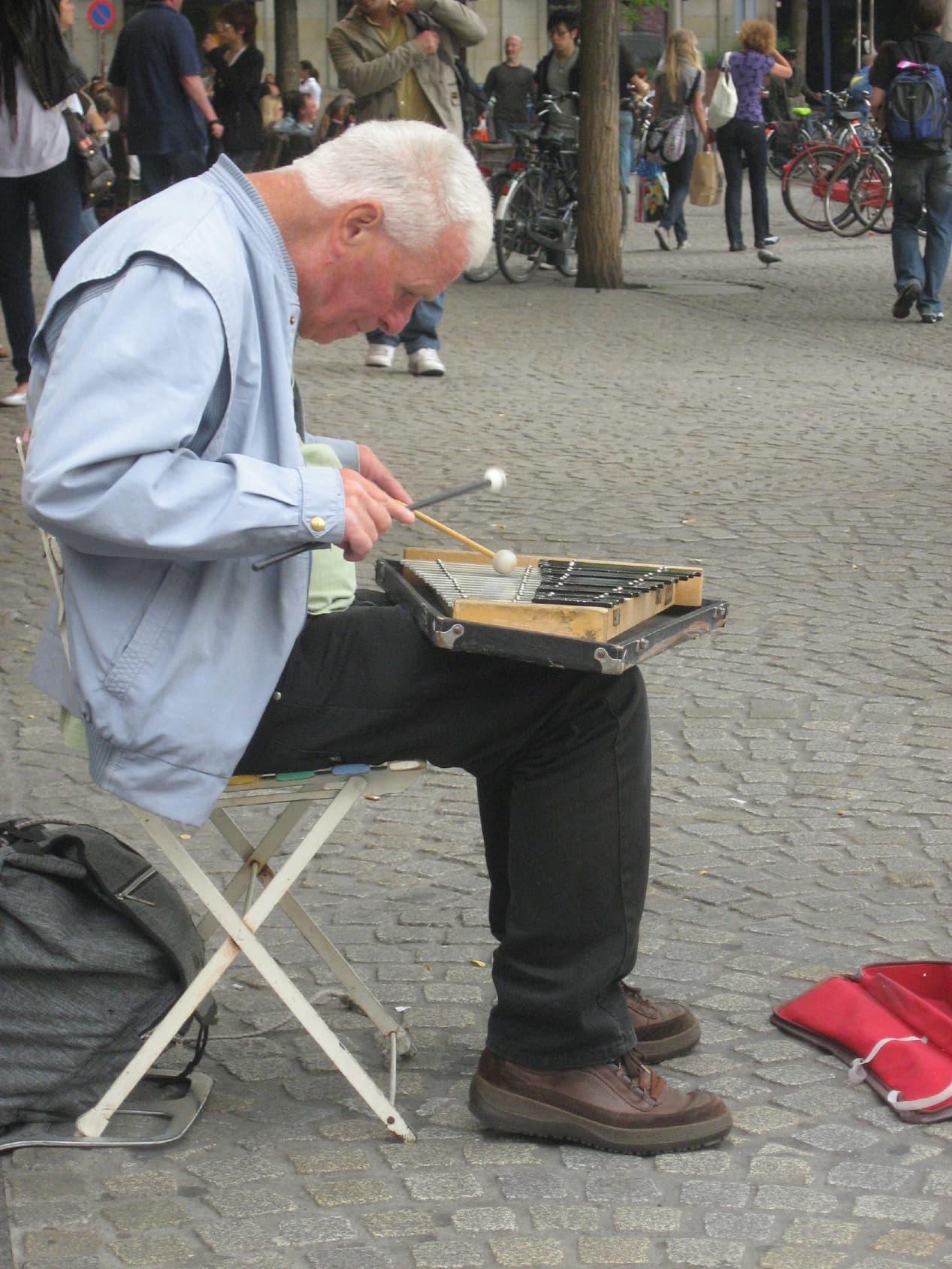 Straatmuzikant Amsterdam